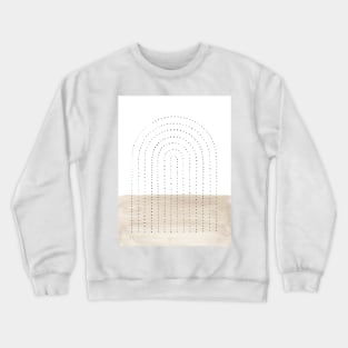 Minimalist neutral arch Crewneck Sweatshirt